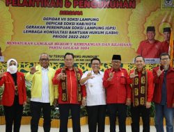 SOKSI Lampung 2022-2027 VII Resmi Dikukuhkan