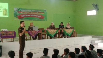 MTs Negeri 1 Lampung Tengah Antusias Ikuti Program Jaksa Masuk Sekolah