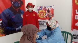 BINDA Lampung bersama Dinkes Lakukan Vaksinasi Keseluruh Kecamatan di Lamteng