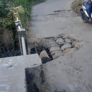 Butuh Perhatian Pemerintah, Jalan dan Jembatan Desa Sidosari Rusak Parah