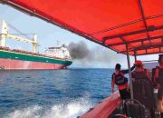 Kapal MV Samudera Sakti III Terbakar