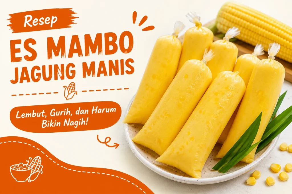 Resep Es Mambo Jagung Manis, Harum, Lembut, dan Bikin Nagih