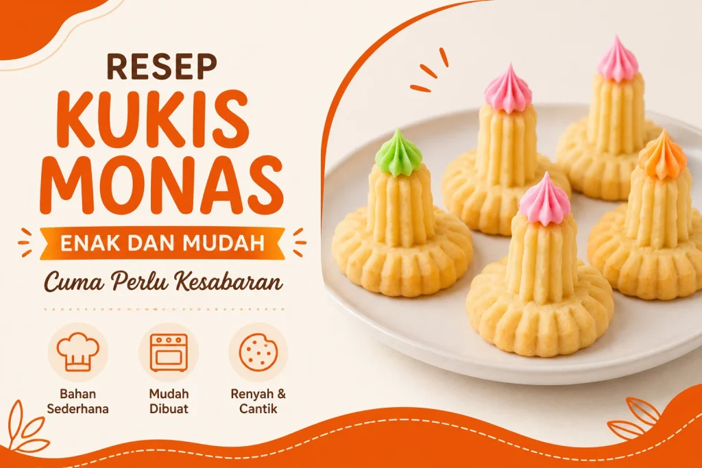 Resep Kukis Monas Enak dan Mudah, Cuma Perlu Kesabaran