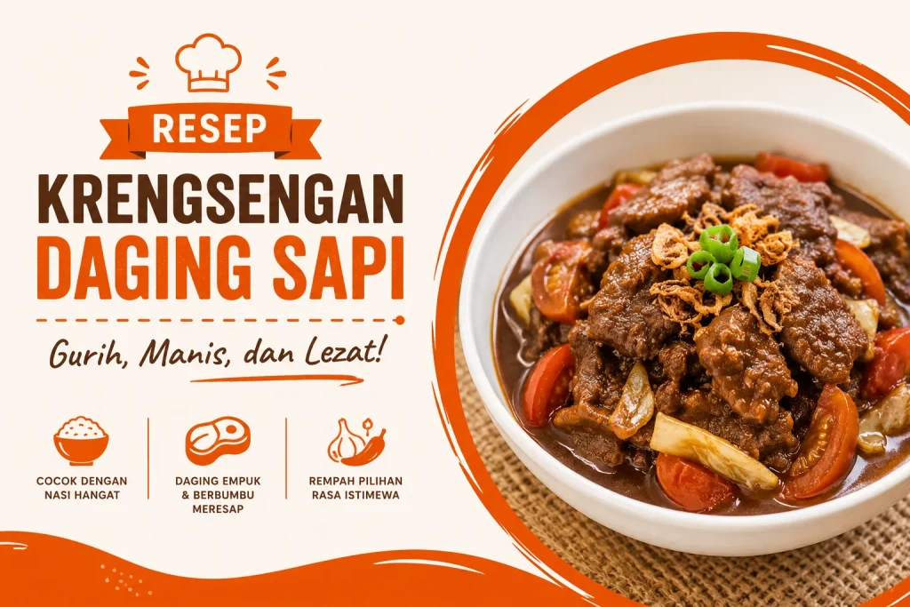 Resep Membuat Krengsengan Daging Sapi, Menggoda Selera!