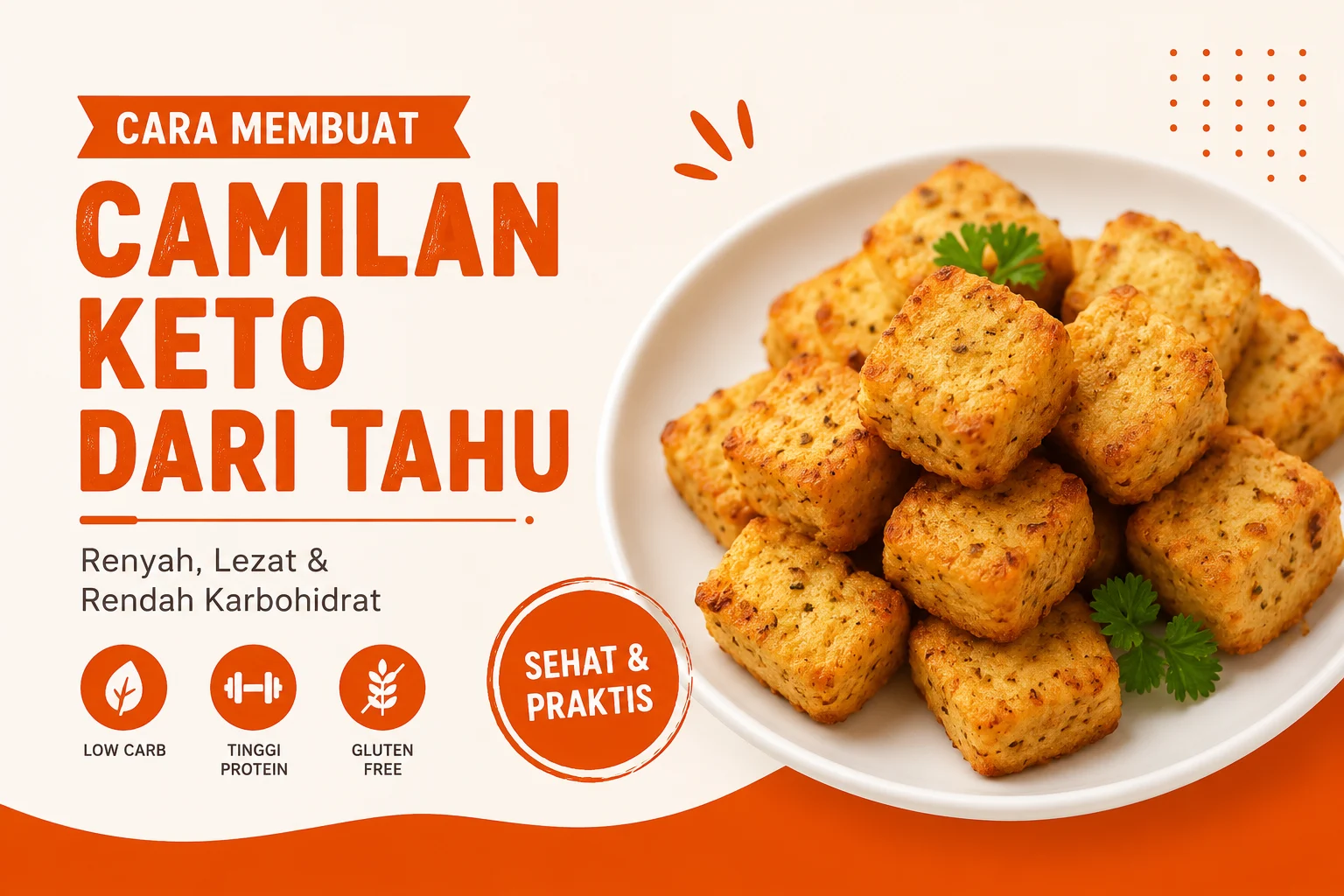 Cara Membuat Camilan Keto dari Tahu