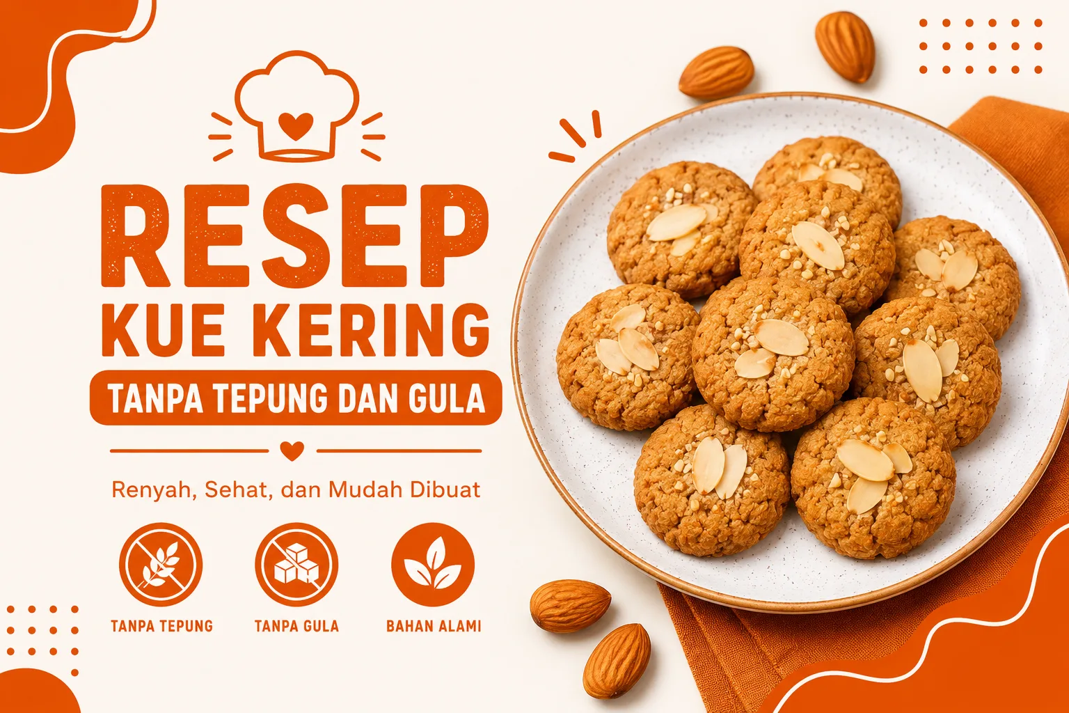 Resep Kue Kering Tanpa Tepung dan Gula