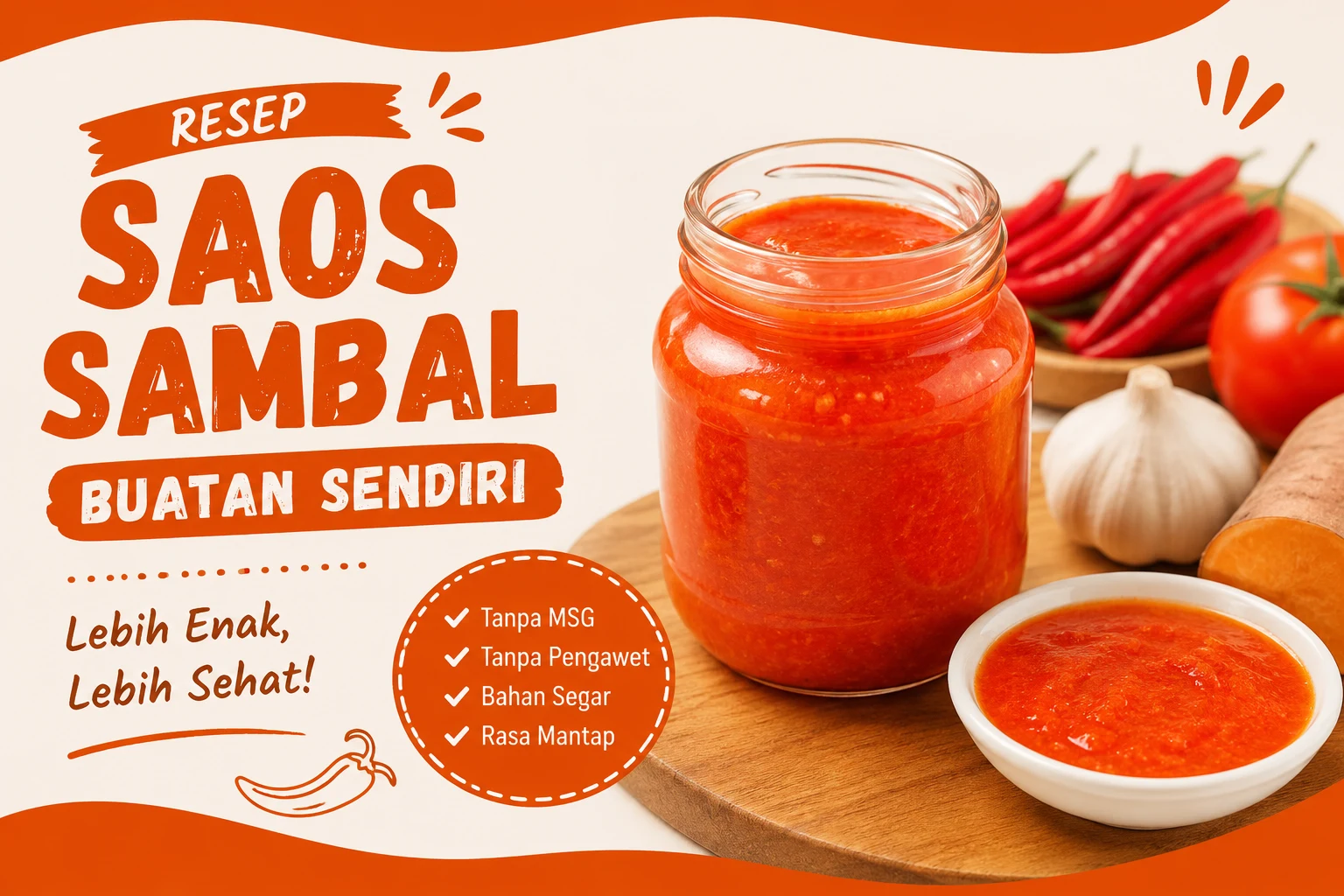 Resep Saos Sambal Buatan Sendiri