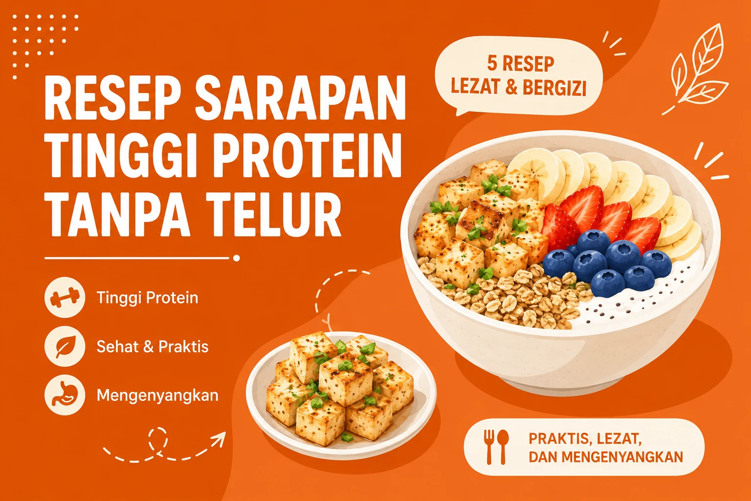 Resep Sarapan Tinggi Protein Tanpa Telur